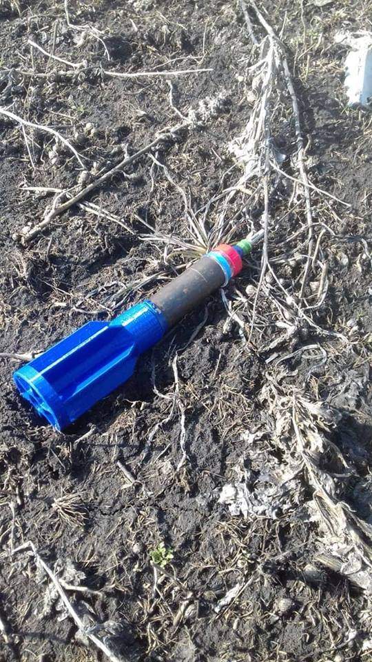 Военные в зоне ООС сбили самодельный ударный БПЛА террористов 02