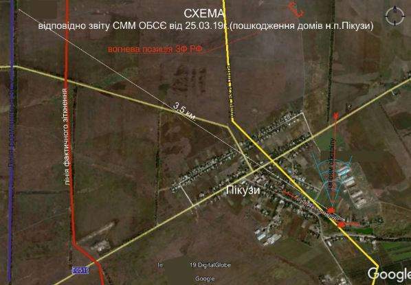 Наемники РФ обстреляли оккупированные Пикузы, Золотое-5 и Сентяновку, - штаб ООС 01