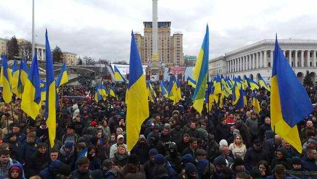 #СвинарчуковПорошенка - за решетку!: В центре Киева проходит акция Нацкорпуса 28