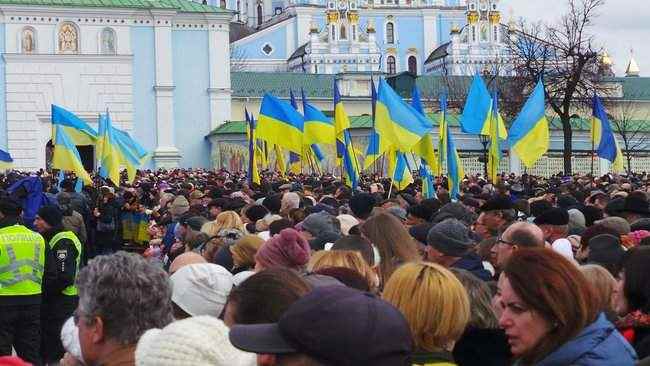 Порошенко провел народную встречу в центре Киева (обновлено) 05