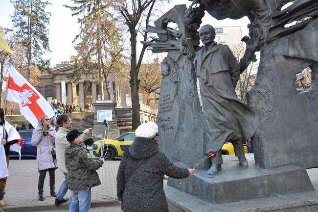 Жыве Беларусь!, - в центре Киева прошла акция посвященная Дню Воли 22