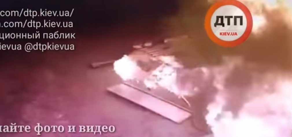 Появилось видео, как взорвалась заправка под Киевом