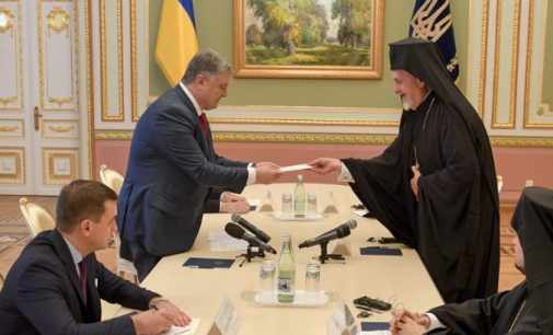 Варфоломей подтвердил намерение даровать украинской церкви автокефалию