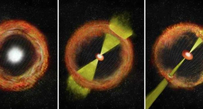 Время течет «назад» во время гамма-вспышек — астрономы