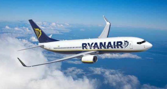 Ryanair запустил новый авиарейс в Украину