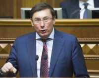 Генпрокурор Луценко подает в отставку