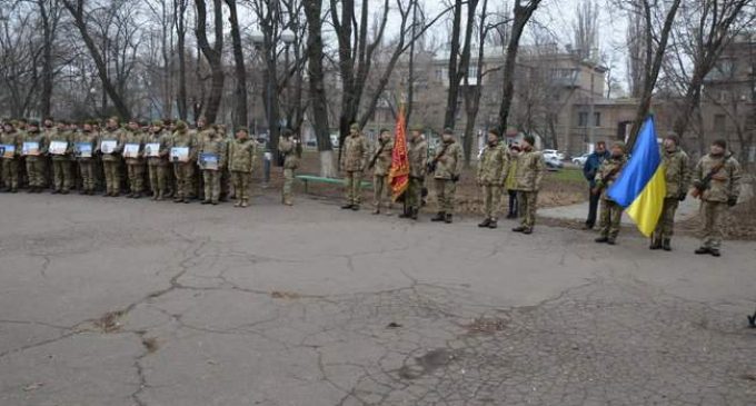 Воины 28-й ОМБр, вернувшиеся из зоны ООС, прошли торжественным маршем по Одессе. ФОТОрепортаж