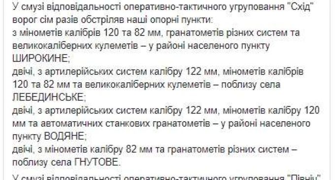 Враг за сутки 13 раз обстрелял позиции ОС: потерь среди украинских воинов нет, уничтожены 1 наемник, вооружение и военная техника противника, в том числе САУ и ПТРК, – штаб