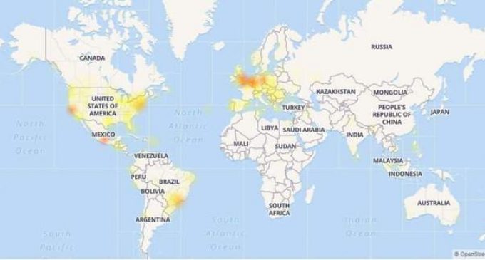 В работе социальных сетей Facebook и Іnstagram произошел масштабный сбой. КАРТА