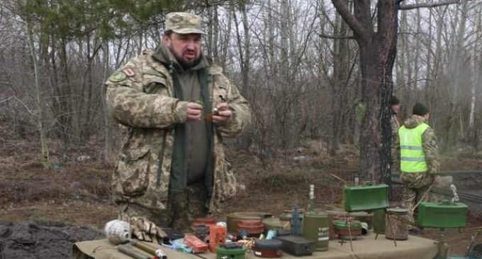 Учебные сборы с бойцами территориальной обороны прошли на Харьковщине. ФОТОрепортаж