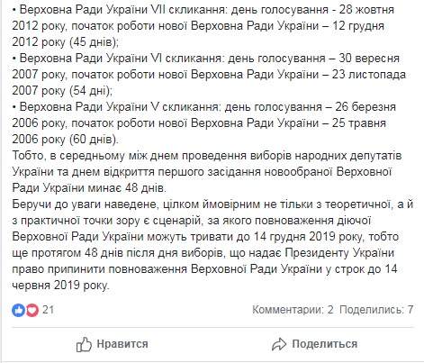 Президент имеет право распустить Раду до 14 июня, - глава Окружного админсуда Вовк 03