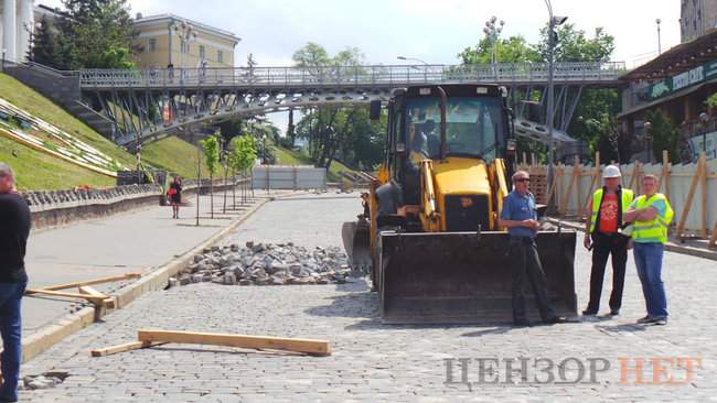 На аллее Героев Небесной Сотни стартовали работы по строительству Мемориала 12