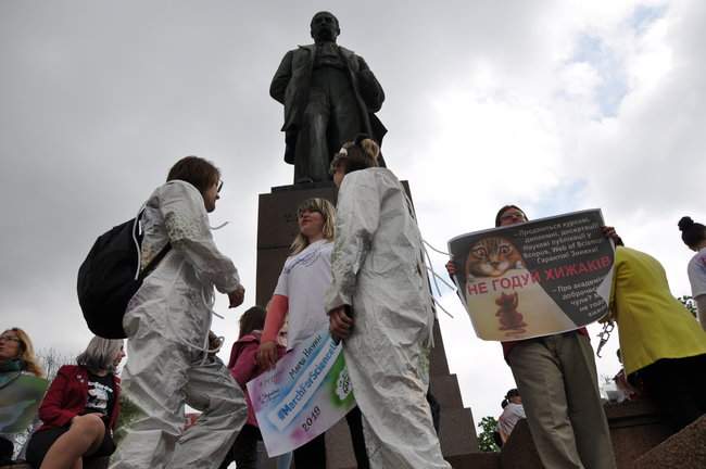 Акция Марш за науку в поддержку научной реформы прошла в центре Киева 09