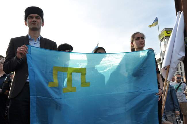 На Майдане Незалежности состоялся траурный митинг памяти жертв геноцида крымскотатарского народа 03