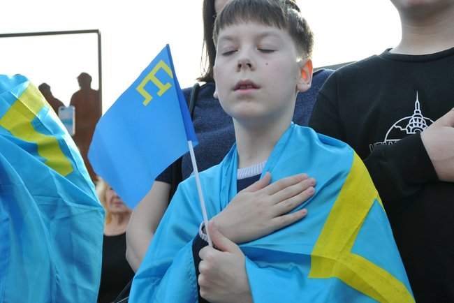 На Майдане Незалежности состоялся траурный митинг памяти жертв геноцида крымскотатарского народа 06