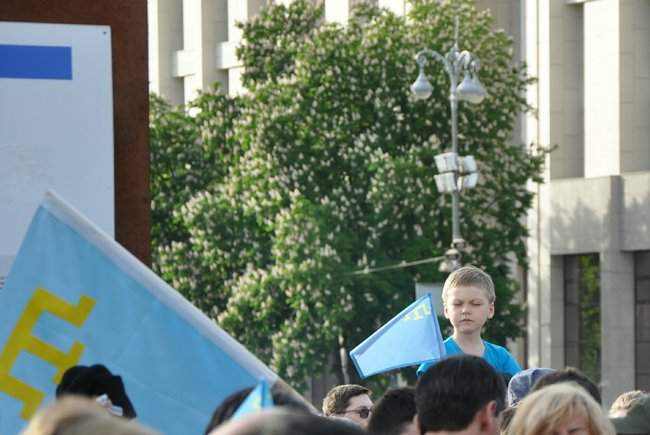 На Майдане Незалежности состоялся траурный митинг памяти жертв геноцида крымскотатарского народа 13