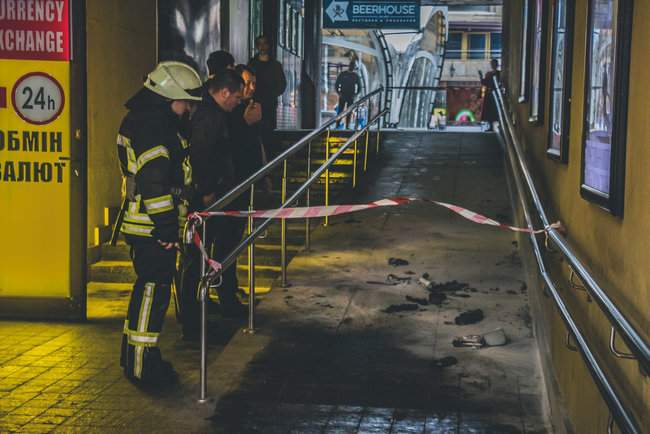В центре Киева возле Арена Сити прогремел взрыв, пострадавших нет 02