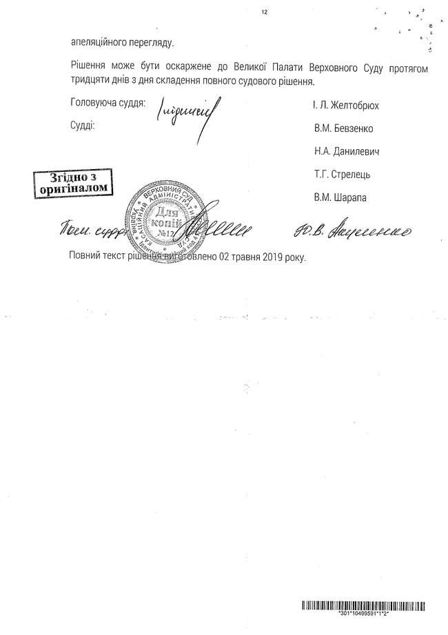 Документы свидетельствуют, что у Козякова и Щотки не истек срок полномочий, - заявление ВККСУ 20
