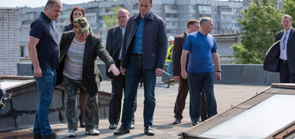 У кам’янській ДЮСШ № 1 почався капремонт покрівлі