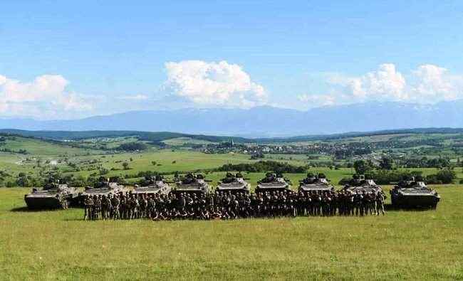 Десантники 25-й ОВДБр провели боевые стрельбы в рамках международных учения Sаber Guardian-2019 в Румынии 11