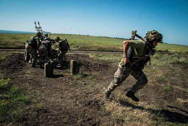 На Донетчине прошел финал соревнований на лучший боевой расчет зенитчиков ЗУ-23-2 Сил ООС 09