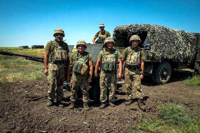 На Донетчине прошел финал соревнований на лучший боевой расчет зенитчиков ЗУ-23-2 Сил ООС 18