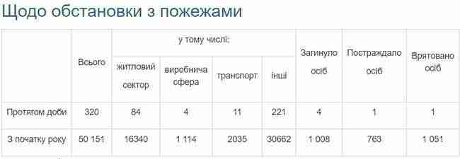 С начала года во время пожаров погибли 1008 человек, - ГСЧС 01