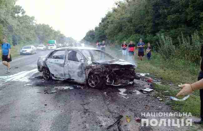 В результате ДТП на Полтавщине один человек погиб, четверо травмированы, - Нацполиция 02