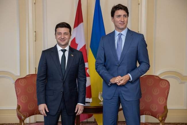 В Торонто проходит встреча Зеленского с премьер-министром Канады Трюдо 01