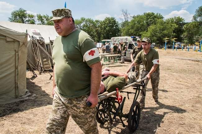 Военные медики тренировались разворачивать передовую хирургическую группу в районе проведения ООС 05