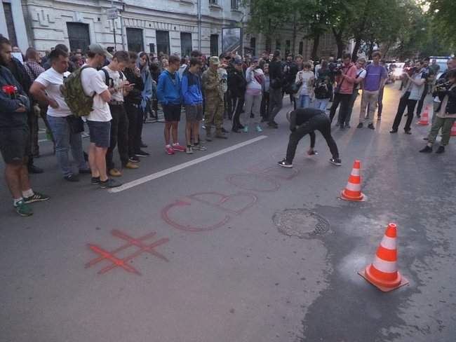 Не будьте как Россия, - под посольством Италии прошла акция в поддержку Маркива 10