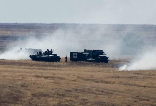 На Николаевщине на полигоне Широкий лан прошли батальонно-тактические учения 28-й ОМБр 09