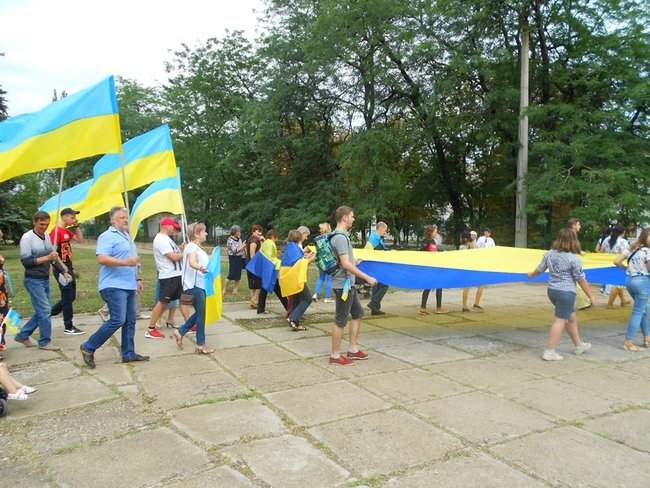 Красногоровка отметила пятую годовщину освобождения города от наемников РФ 01