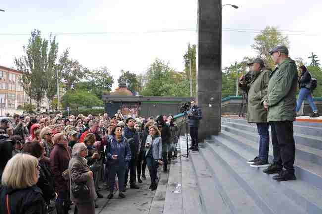 Марш в память о жертвах массовой казни в Бабьем яру состоялся в Киеве 01