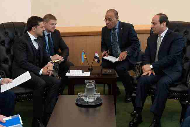 Зеленский обсудил с президентом Египта взаимные инвестиции, туризм и обмен студентами 01