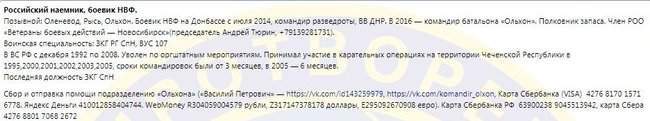 Артиллерия ВСУ уничтожила 5 российских наемников и 5 ранила, - российский офицер Тхоржевский 03