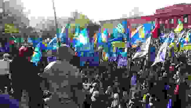 Захистимо українську землю! - марш УПА проходит в Киеве 08