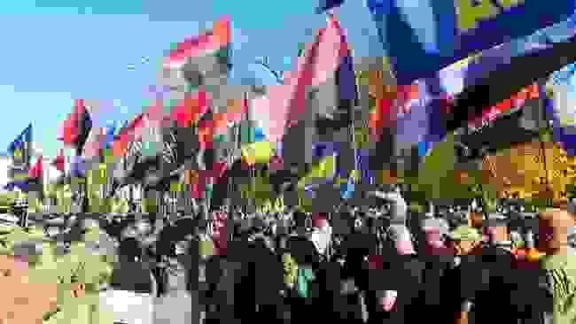 Захистимо українську землю! - марш УПА проходит в Киеве 15
