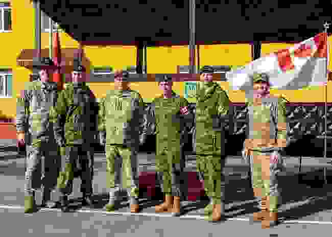 Военнослужащие Канады провели в Украине ротацию 02