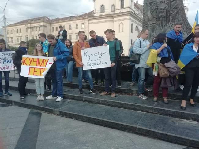 Ні капітуляції! Тільки перемога!, - акции протеста снова прошли в разных городах Украины 07