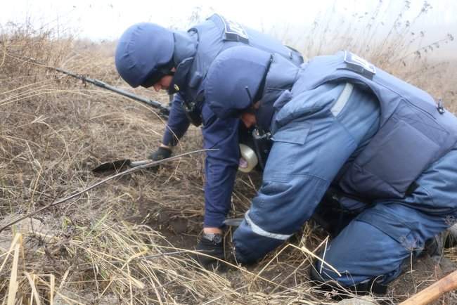 На участке разведения сил Петровское-Богдановка разминировано 17,6 га, - ГСЧС 03