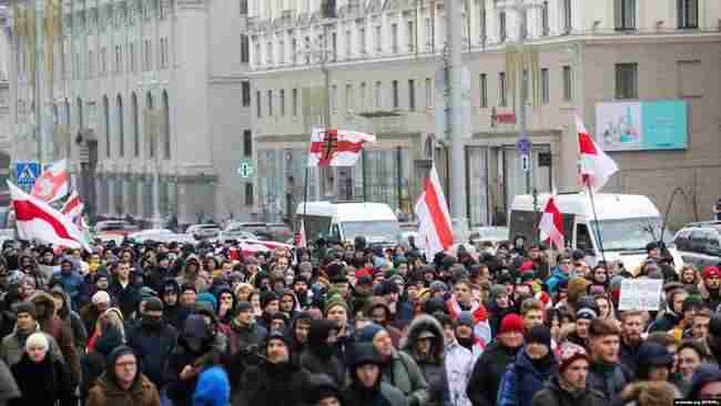 Мирно мы не договоримся, - в центре Минска протестуют против интеграции с Россией 10