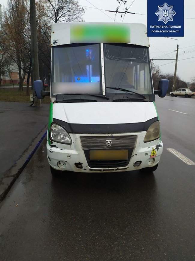 Содержание алкоголя в крови в 7 раз больше нормы, - в Полтаве патрульные выявили пьяного водителя маршрутки 01