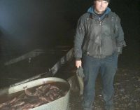 На Днепропетровщине полицейские задержали рыбака-браконьера, поймавшего более 400 карасей, – ФОТО, ВИДЕО