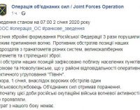 Враг за сутки 3 раза нарушил режим тишины в зоне ООС: ранен боец