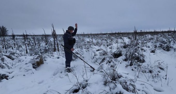 За неделю пиротехники ГСЧС  обследовали 34 га территории, обезврежен 241 взрывоопасный предмет, – пресс-центр ОС. ФОТО