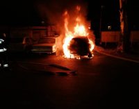 В Днепре ночью на стоянке сгорел легковой автомобиль, – ФОТО