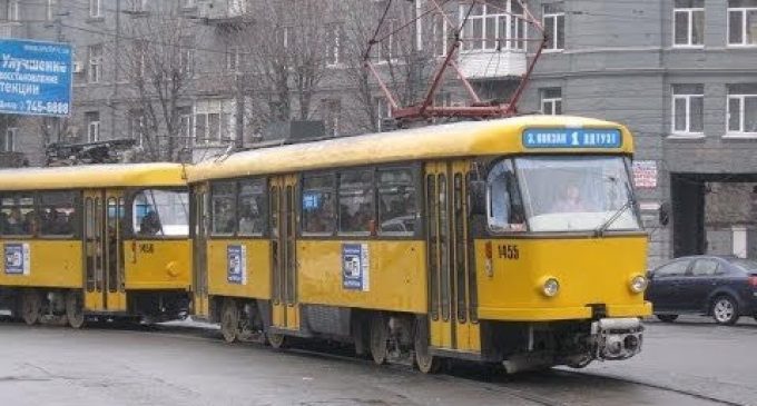 8-го января в Днепре трамваи изменят свой маршрут