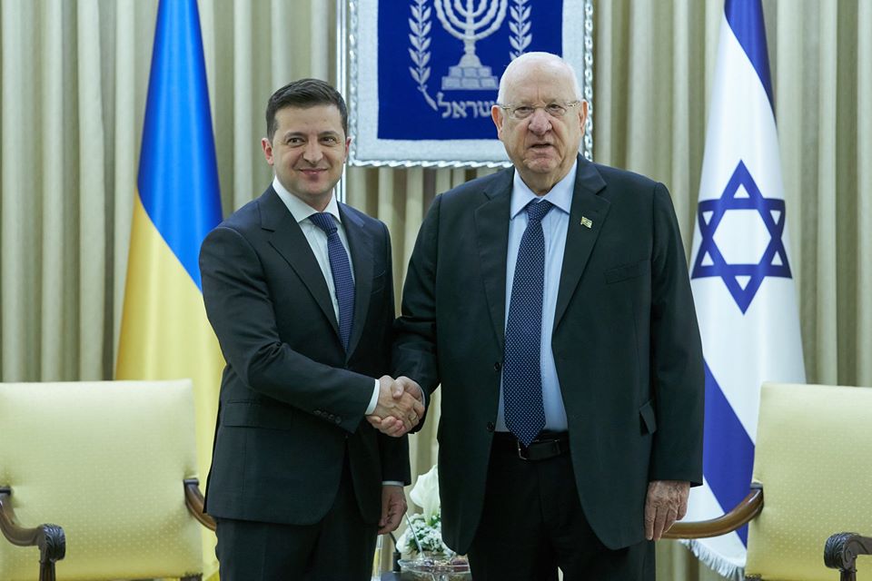 Президент Украины встретился с президентом Израиля и помолился о мире