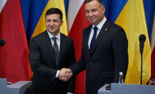 Владимир Зеленский встретился с  президентом Польши Анджеем Дудой